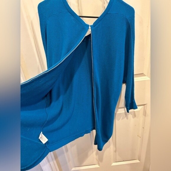 Express Dolman Sleeve High Low Zipper Back Sweater size Medium - Picture 5 of 6